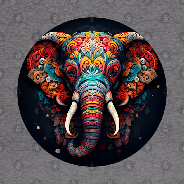 Mandala - Elephant by aleibanez